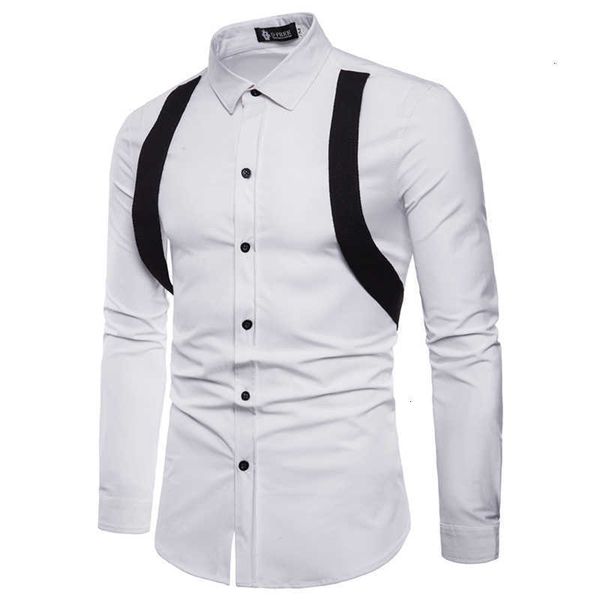 men's casual shirts battleground cosplay strap men long sleeve regular fit solid brand clothing streetwear dyvz, White;black
men's casual shirts battleground cosplay strap men long sleeve regular fit solid brand clothing streetwear dyvz, White;black