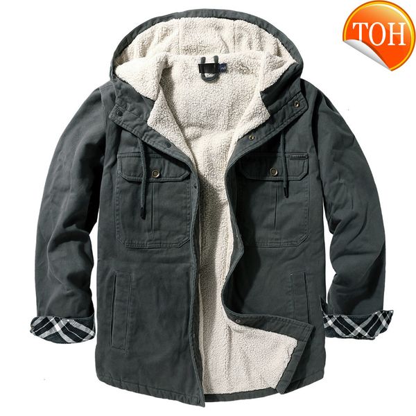 jackets fur collar new thick men winter autumn men's fleece parkas fashion windproof warm coats male brand plus velvet overcoats, Black
jackets fur collar new thick men winter autumn men's fleece parkas fashion windproof warm coats male brand plus velvet overcoats, Black