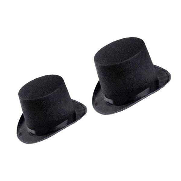 party hats 2pcs at felt creative hat ornaments favors dress props (1 + 1 children's hat, black)
party hats 2pcs at felt creative hat ornaments favors dress props (1 + 1 children's hat, black)