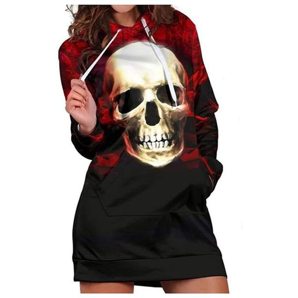 women's hoodies & sweatshirts halloween hooded sweatshirt autumn long sleeve mid-length pocket drawstring casual loose streetwear hoodi, Black
women's hoodies & sweatshirts halloween hooded sweatshirt autumn long sleeve mid-length pocket drawstring casual loose streetwear hoodi, Black