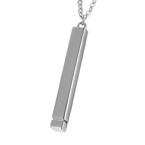 fashion hidden pendants silver color stainless steel bar necklace drop pendant necklaces
fashion hidden pendants silver color stainless steel bar necklace drop pendant necklaces