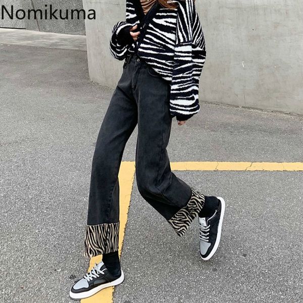 nomikuma straight loose jeans women patchwork casual fashion high waist denim pants autumn korean style pantalones 3d551 210514, Black;white
nomikuma straight loose jeans women patchwork casual fashion high waist denim pants autumn korean style pantalones 3d551 210514, Black;white