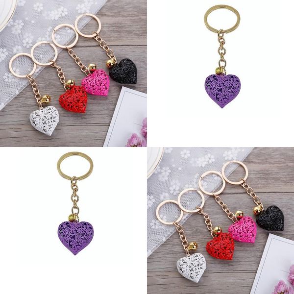 love heart red key buckle hollow out small bell keys chain bag pendant originality fashion keychains, Silver
love heart red key buckle hollow out small bell keys chain bag pendant originality fashion keychains, Silver