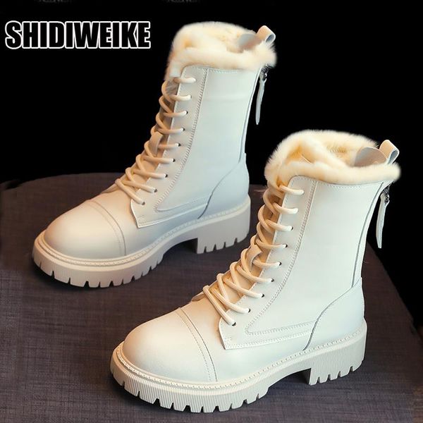 boots fashion winter motorcycle wedges flat woman high heel platform leather women shoes lace up beige booties, Black
boots fashion winter motorcycle wedges flat woman high heel platform leather women shoes lace up beige booties, Black