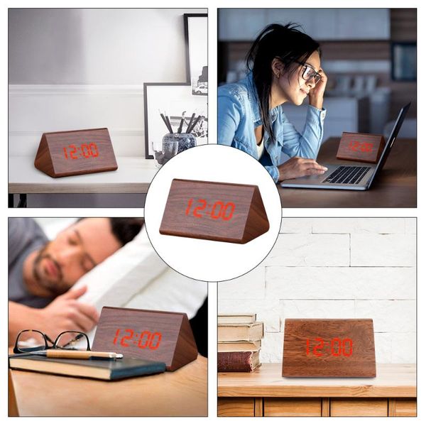 other clocks & accessories digital alarm clock led wooden with voice control 3 adjustable brightness temperature date time display usb/ p
other clocks & accessories digital alarm clock led wooden with voice control 3 adjustable brightness temperature date time display usb/ p