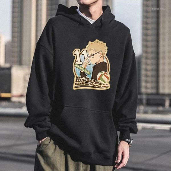 men's hoodies & sweatshirts no.11 kei tsukishima haikyuu harajuku anime long sleeve women korean fashion hip hop oversized clothing, Black
men's hoodies & sweatshirts no.11 kei tsukishima haikyuu harajuku anime long sleeve women korean fashion hip hop oversized clothing, Black