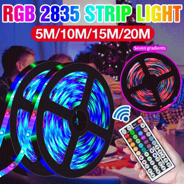 fita led light strip rgb 2835 diode tape lamp backlight 5m 10m 15m 20m flexible colorful lights bedroom wall decor strips
fita led light strip rgb 2835 diode tape lamp backlight 5m 10m 15m 20m flexible colorful lights bedroom wall decor strips