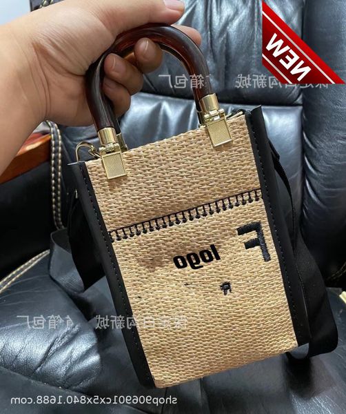 fen f's new straw mini tote seaside vacation woven handbag single shoulder messenger bag women's fashion
fen f's new straw mini tote seaside vacation woven handbag single shoulder messenger bag women's fashion