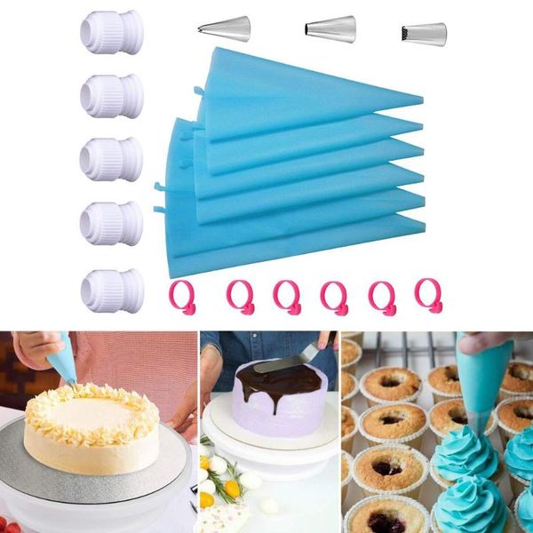 24pcs/sets cooking bag + piping nozzles stainless steel cake decorating tips set confectionery pastry cream baking diy tools &
24pcs/sets cooking bag + piping nozzles stainless steel cake decorating tips set confectionery pastry cream baking diy tools &