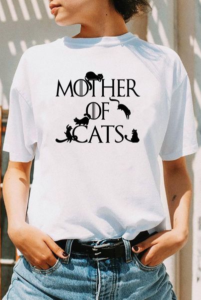 mother of cats print summer short sleeve aesthetic graphic tees women cat mom white female t shirt cute casual t-shirt 2021 women's
mother of cats print summer short sleeve aesthetic graphic tees women cat mom white female t shirt cute casual t-shirt 2021 women's