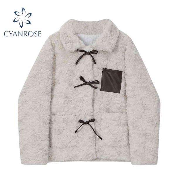 women sheepskin wool coat ladies winter single breasted genuine fur outwear jacket oversize warm korean female fashion overcoat 210417, Black;brown
women sheepskin wool coat ladies winter single breasted genuine fur outwear jacket oversize warm korean female fashion overcoat 210417, Black;brown