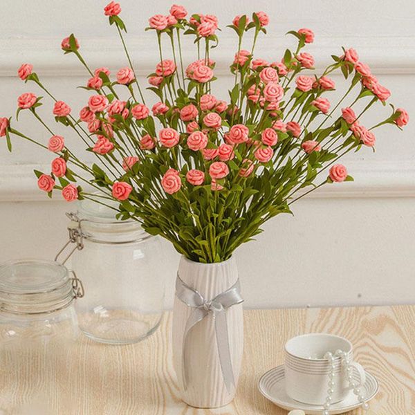 decorative flowers & wreaths 15 head mini roses artificial foam flower wedding scene layout living room desk home decoration fake accessorie
decorative flowers & wreaths 15 head mini roses artificial foam flower wedding scene layout living room desk home decoration fake accessorie