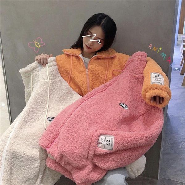 women's jackets autumn winter thick warm coat women basic jacket harajuku street stand-up collar solid pink zipper casual loose long sl, Black;brown
women's jackets autumn winter thick warm coat women basic jacket harajuku street stand-up collar solid pink zipper casual loose long sl, Black;brown