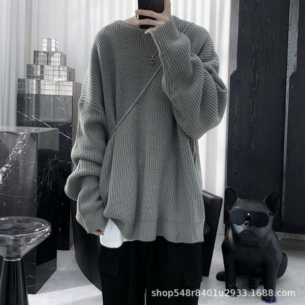 men's sweaters oversized sweater men harajuku japan style solid color loose fit long sleeve shirts casual clothes clothing 2021, White;black
men's sweaters oversized sweater men harajuku japan style solid color loose fit long sleeve shirts casual clothes clothing 2021, White;black
