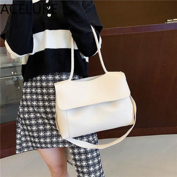 shoulder bags acelure simple style solid color pu leather satchels women high capacity cover messenger elegant ladies business bag purse
shoulder bags acelure simple style solid color pu leather satchels women high capacity cover messenger elegant ladies business bag purse