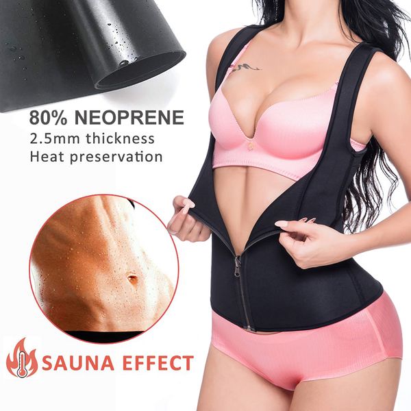 neoprene waist trainer corset sauna tank zipper weight loss slimming body shaper shirt sweat vest tummy control shapewear
neoprene waist trainer corset sauna tank zipper weight loss slimming body shaper shirt sweat vest tummy control shapewear