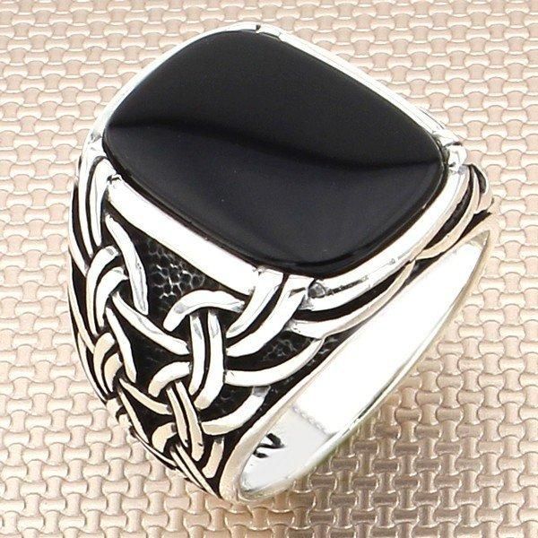 chain silver ring rectangle black onyx stone made in turkey solid 925 sterling cluster rings, Golden;silver
chain silver ring rectangle black onyx stone made in turkey solid 925 sterling cluster rings, Golden;silver