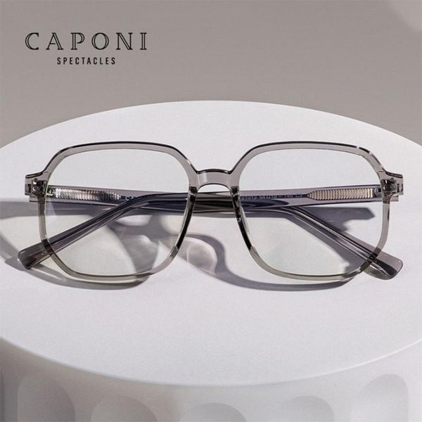 fashion sunglasses frames caponi women's glasses blue light filter eyeglasses classic square brand design computer uv400 protection f21, Black
fashion sunglasses frames caponi women's glasses blue light filter eyeglasses classic square brand design computer uv400 protection f21, Black