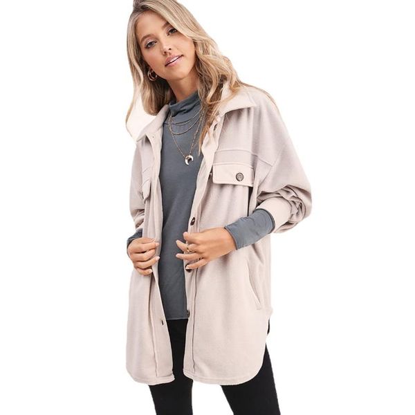 women's trench coats european and american lapel loose pocket street style long sleeve jacket fall winter solid color, Tan;black
women's trench coats european and american lapel loose pocket street style long sleeve jacket fall winter solid color, Tan;black