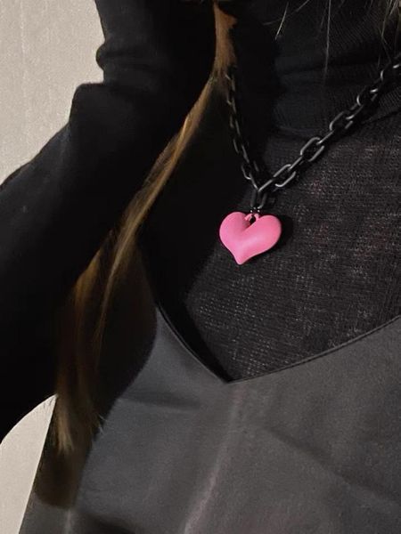 pendant necklaces hyperbole creative hiphop colorful acrylic peach heart shape for women dancing night club trendy, Silver
pendant necklaces hyperbole creative hiphop colorful acrylic peach heart shape for women dancing night club trendy, Silver