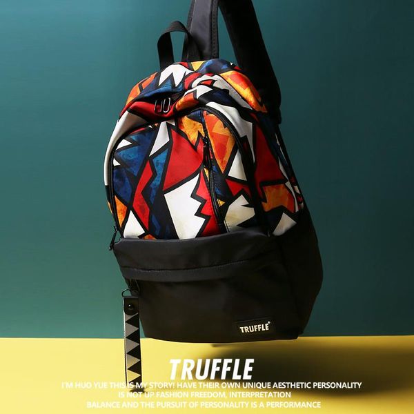 backpack truffle 2021 colorful school bag waterproof children's boys girls travelling color matching laptop
backpack truffle 2021 colorful school bag waterproof children's boys girls travelling color matching laptop