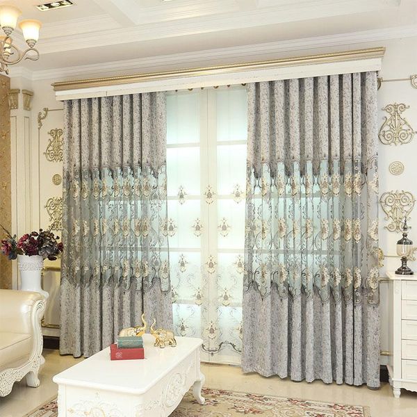 curtain & drapes european luxury water soluble embroidery bedroom living room curtains high-grade gray chenille screens
curtain & drapes european luxury water soluble embroidery bedroom living room curtains high-grade gray chenille screens