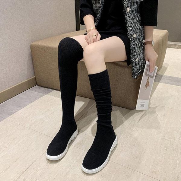 boots inner heightened 2021 knitted women's over-the-knee summer sports stretch socks shoes high stockings fd-32, Black
boots inner heightened 2021 knitted women's over-the-knee summer sports stretch socks shoes high stockings fd-32, Black