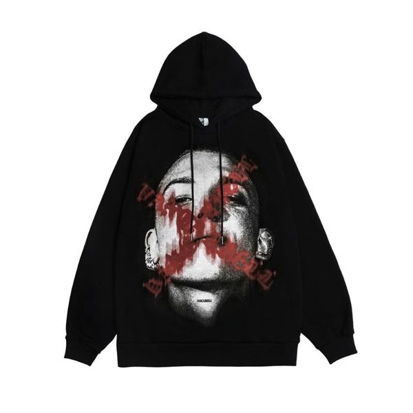 men's hoodies & sweatshirts hip hop men streetwear portrait male letter print hooded sweatshirt 2021 winter fleece harajuku loose cotto, Black
men's hoodies & sweatshirts hip hop men streetwear portrait male letter print hooded sweatshirt 2021 winter fleece harajuku loose cotto, Black