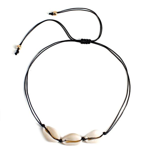 pendant necklaces simple handmade knot natural shell black rope chain necklace women fashion bohemian creative chokers collar jewelry, Silver
pendant necklaces simple handmade knot natural shell black rope chain necklace women fashion bohemian creative chokers collar jewelry, Silver