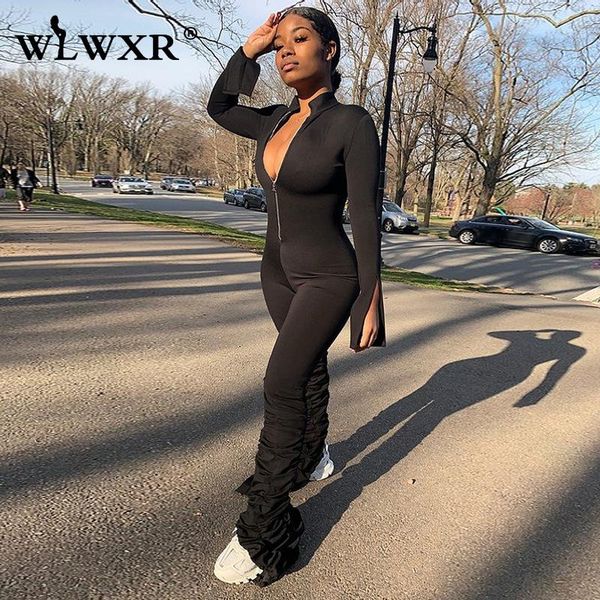 gym clothing wlwxr black plare long sleeve bodycon wrap jumpsuit women zipper o neck stacked ladies one piece outfit streetwear 2021, White;black
gym clothing wlwxr black plare long sleeve bodycon wrap jumpsuit women zipper o neck stacked ladies one piece outfit streetwear 2021, White;black