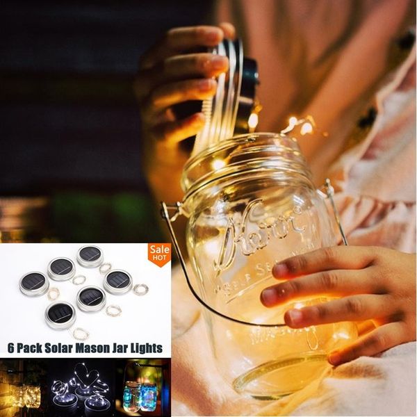 solar lamps 6 pack of energy charge mason jar lid insert powered led light up lids 10/20 bead (mason jars not included)
solar lamps 6 pack of energy charge mason jar lid insert powered led light up lids 10/20 bead (mason jars not included)
