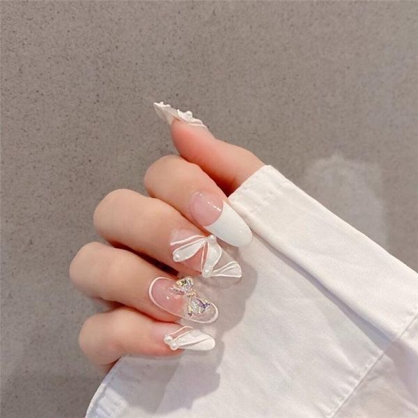 false nails 24pcs french ribbon full cover fake with design wearable nail stickers art diy artificial tips, Red;gold
false nails 24pcs french ribbon full cover fake with design wearable nail stickers art diy artificial tips, Red;gold