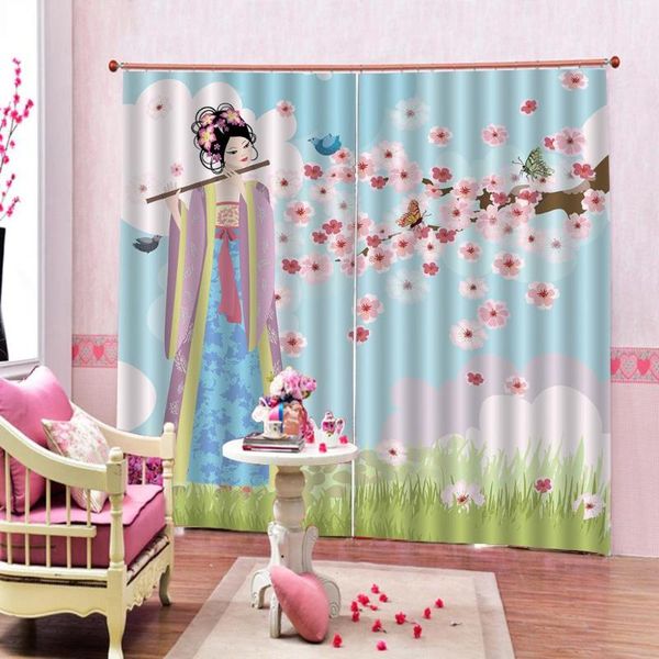 curtain & drapes chinese style pink peach blossom flowers blackout for living room bedroom decor sets (left and right side)
curtain & drapes chinese style pink peach blossom flowers blackout for living room bedroom decor sets (left and right side)