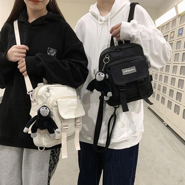 backpack harajuku student vintage nylon versatile couple tote-handle bag solid color travel pack portable men crossbody
backpack harajuku student vintage nylon versatile couple tote-handle bag solid color travel pack portable men crossbody