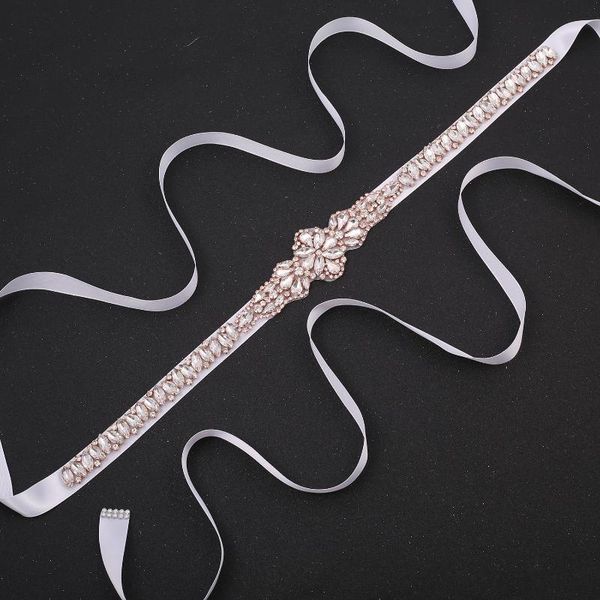 wedding sashes sesthfar rhinestone bridal belts and clear crystal pearl belt for bride dress, White
wedding sashes sesthfar rhinestone bridal belts and clear crystal pearl belt for bride dress, White