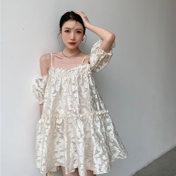 casual dresses off the shoulder puffy for women lantern short sleeve tulle summer tube dress korean fashion ball gown 30v9, Black;gray
casual dresses off the shoulder puffy for women lantern short sleeve tulle summer tube dress korean fashion ball gown 30v9, Black;gray