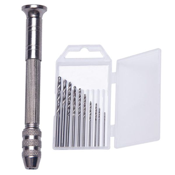 professional drill bits 0.8-3.0mm aluminum hand with box 10pcs twist bit pin hole mini jewelry woodworking drilling rotary tool
professional drill bits 0.8-3.0mm aluminum hand with box 10pcs twist bit pin hole mini jewelry woodworking drilling rotary tool