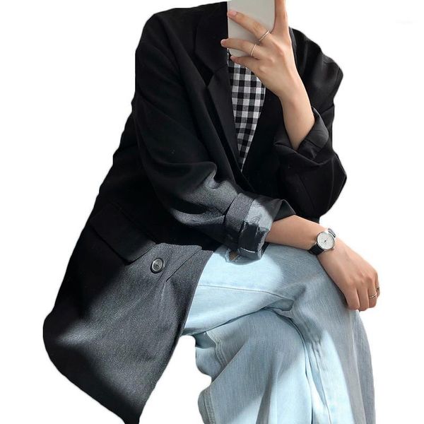 ladies suit jackets 2021 spring autumn blazers women outerwear korean style loose casual blazer suits f683 women's &, White;black
ladies suit jackets 2021 spring autumn blazers women outerwear korean style loose casual blazer suits f683 women's &, White;black