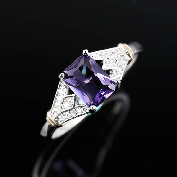 wedding rings vintage purple crystal for women silver color engagement ring jewelry classic love cz lady anniversary party gift, Slivery;golden
wedding rings vintage purple crystal for women silver color engagement ring jewelry classic love cz lady anniversary party gift, Slivery;golden