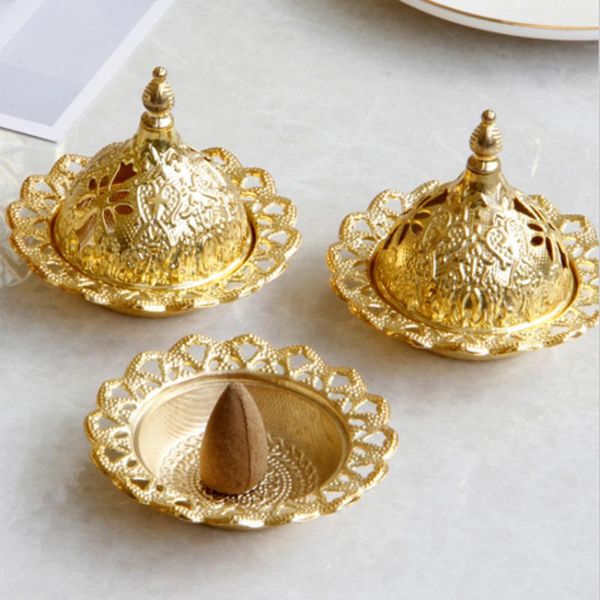 middle eastern style incense burner mini censer chic buddhist holder home teahouse furnace temple golden fragrance lamps
middle eastern style incense burner mini censer chic buddhist holder home teahouse furnace temple golden fragrance lamps