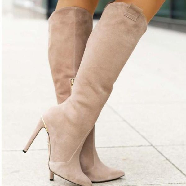 boots knee women pumps pointed suede shoes comfortable lady thin high heels solid color slim fashion female stiletto botas mujer, Black
boots knee women pumps pointed suede shoes comfortable lady thin high heels solid color slim fashion female stiletto botas mujer, Black