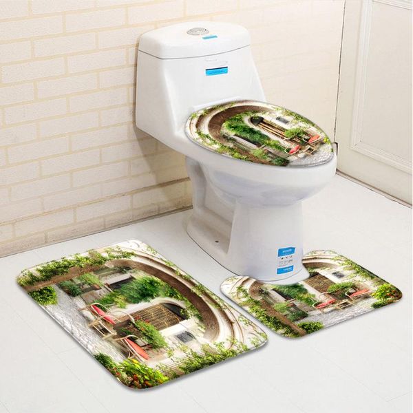 3pcs/set natural scenery bathroom mat eur building landscape floral plant leaf bathtub toilet carpet non-slip flannel rugs bath mats
3pcs/set natural scenery bathroom mat eur building landscape floral plant leaf bathtub toilet carpet non-slip flannel rugs bath mats