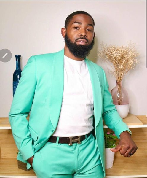 men's suits & blazers (jacket+pants) fashion green male suit clothing shawl lapel slim fit tuxedo wedding man 2 piece blazer custom mad, White;black
men's suits & blazers (jacket+pants) fashion green male suit clothing shawl lapel slim fit tuxedo wedding man 2 piece blazer custom mad, White;black