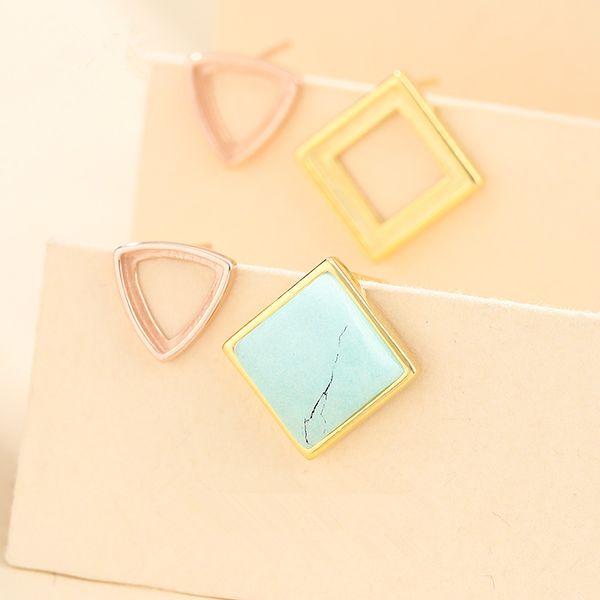 earrings settings mount square triangle stone solid 925 sterling silver women jewelry settings ear wire hooks diy handcraft, Slivery;crystal
earrings settings mount square triangle stone solid 925 sterling silver women jewelry settings ear wire hooks diy handcraft, Slivery;crystal