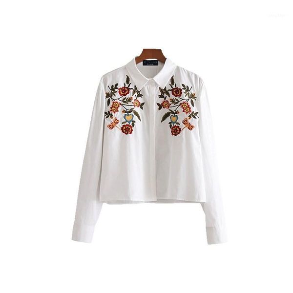 women's blouses & shirts women embroidery blouse white shirt cotton long sleeve turn-down collar fashion blusa
women's blouses & shirts women embroidery blouse white shirt cotton long sleeve turn-down collar fashion blusa