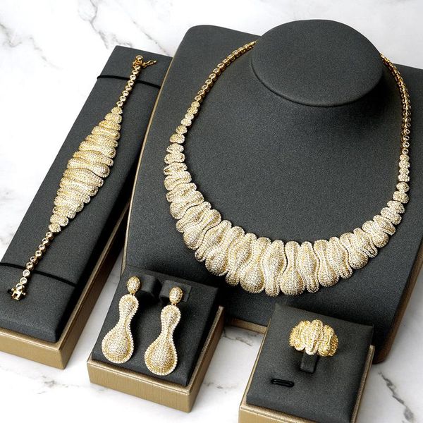 earrings & necklace tirim luxury gorgeous bridal set for women cubic zirconia wedding jewelry sets dubai brides accessories drop, Silver
earrings & necklace tirim luxury gorgeous bridal set for women cubic zirconia wedding jewelry sets dubai brides accessories drop, Silver