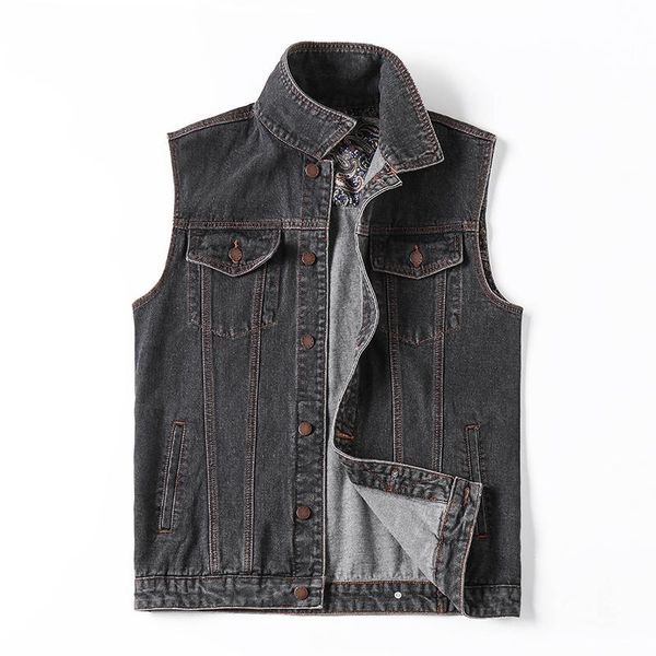 men's vests denim vest jacket large size 6xl plus 7xl clothing summer fashion waistcoat male casual big jeans men, Black;white
men's vests denim vest jacket large size 6xl plus 7xl clothing summer fashion waistcoat male casual big jeans men, Black;white