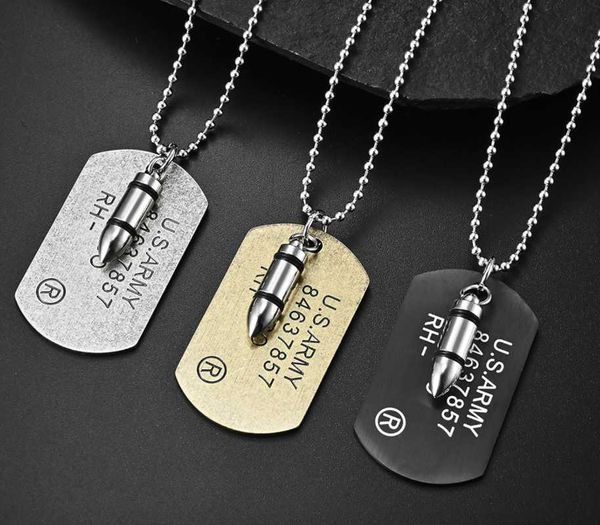 pendant necklaces nightclub hip-hop accessories, military brand double-layer necklace, titanium steel domineering jewelry chain men, Silver
pendant necklaces nightclub hip-hop accessories, military brand double-layer necklace, titanium steel domineering jewelry chain men, Silver