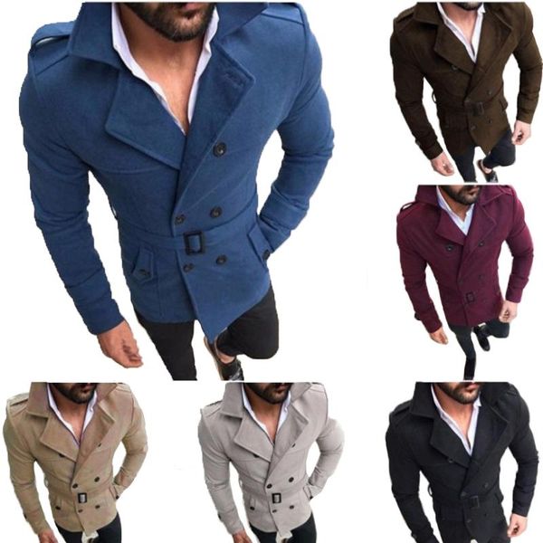 men's trench coats winter men casual slim coat fashion double-breasted adjustable sashes solid 2021 male pockets, Tan;black
men's trench coats winter men casual slim coat fashion double-breasted adjustable sashes solid 2021 male pockets, Tan;black