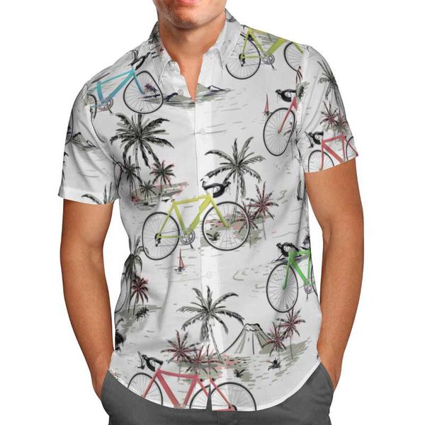 men's casual shirts vintage 3d printed bicycle anime shirt hawaii men summer short sleeve 2021 oversize chemise homme-1, White;black
men's casual shirts vintage 3d printed bicycle anime shirt hawaii men summer short sleeve 2021 oversize chemise homme-1, White;black